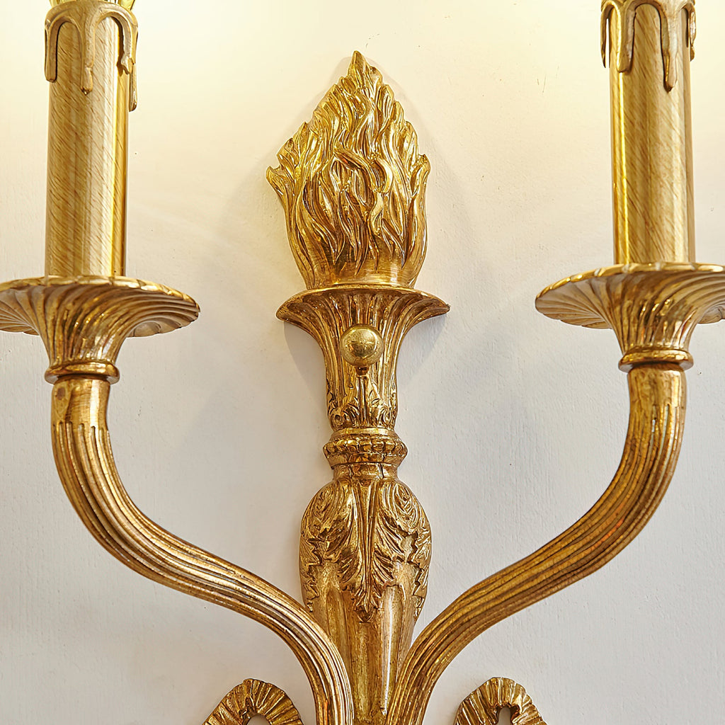 Lampada da Parete in Ottone Madeleine