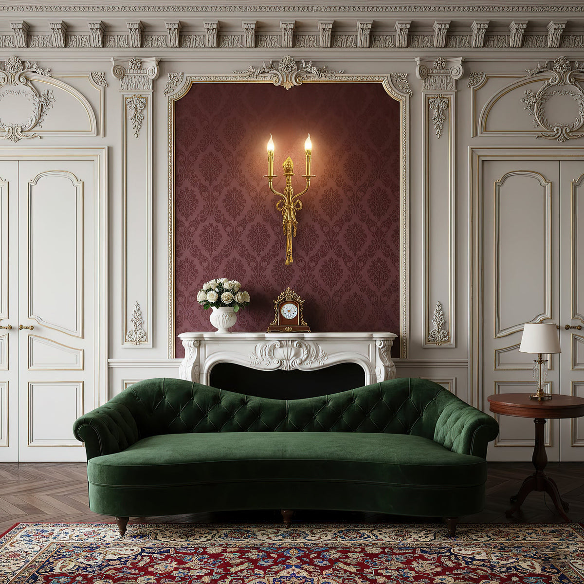 Lampada da Parete in Ottone Madeleine