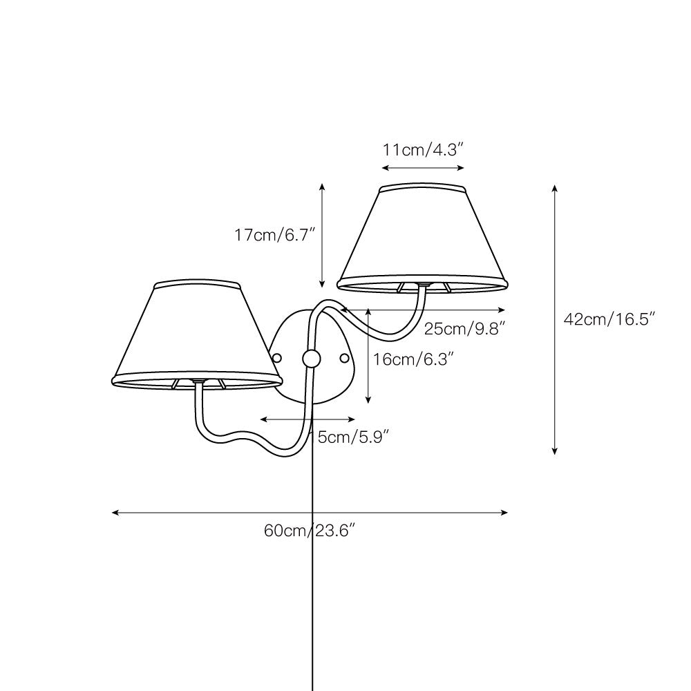 Lampada da Parete Plug-in Magdalene