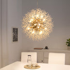 Lampada a Sospensione in Cristallo Dente di Leone Nordico