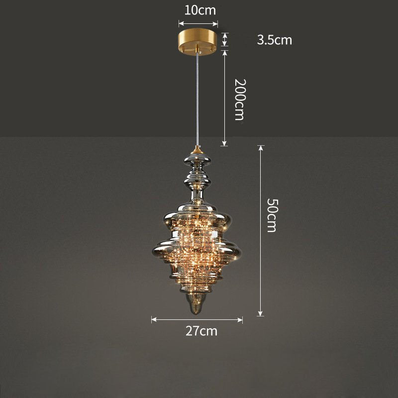 Lampada a Sospensione in Vetro Cielo Stellato