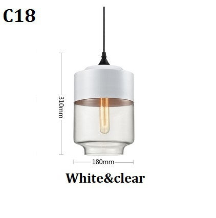 Lampada a sospensione moderna geometrica in vetro nero e ambra