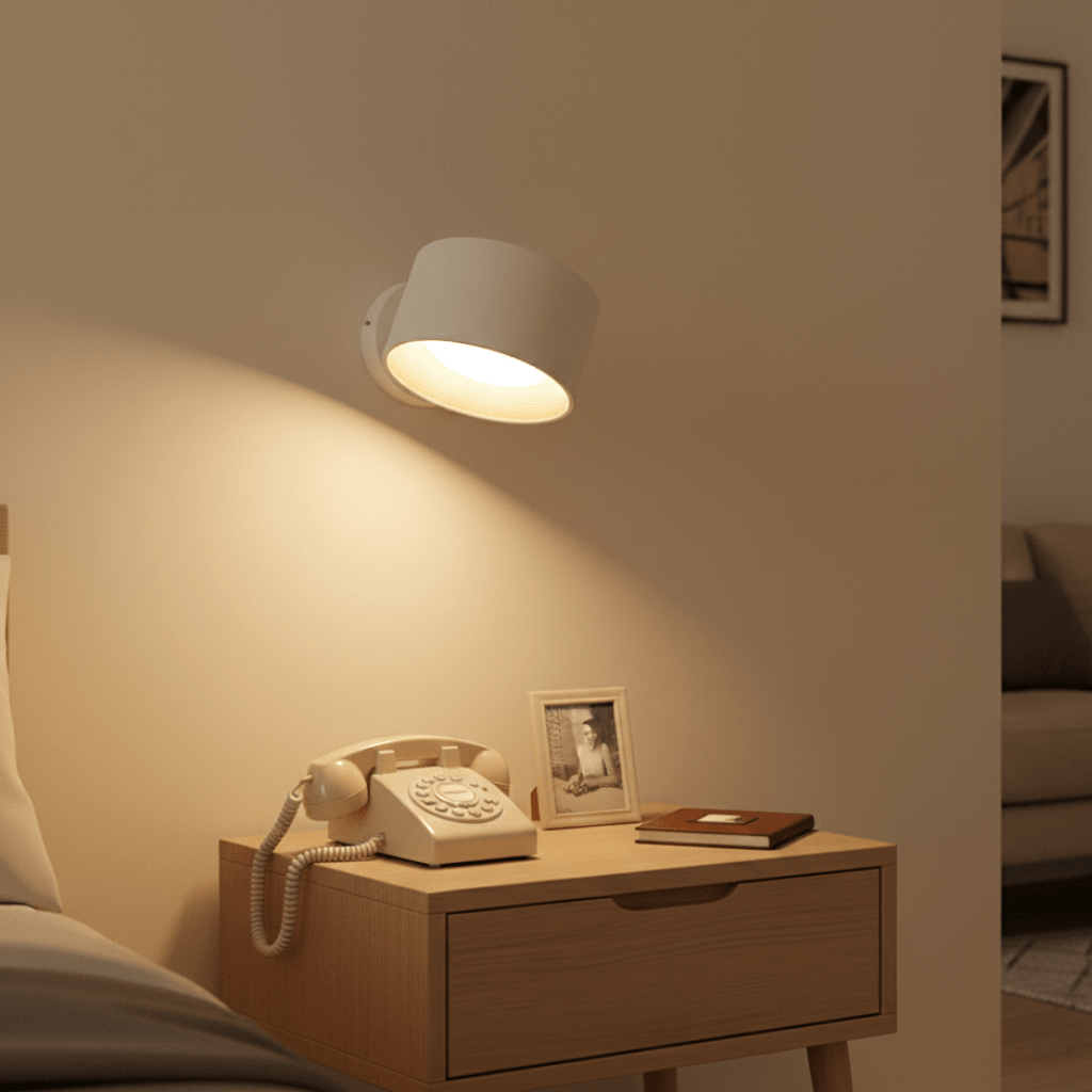 LUMINORD – Applique Scandinava Ricaricabile per un Ambiente Confortevole