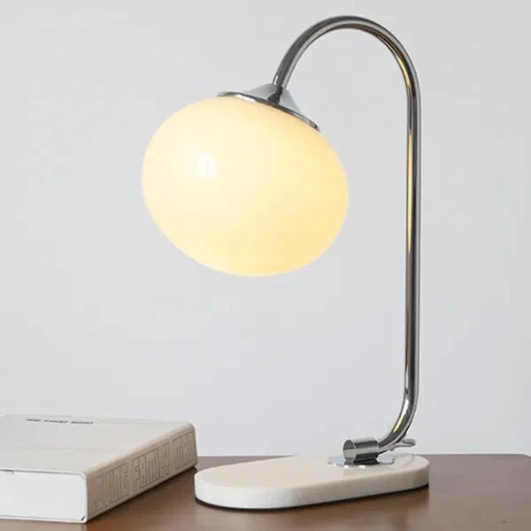 Lampada da tavolo Mallowglas – Vetro – Trasparente – Ø 28 cm – Minimalista