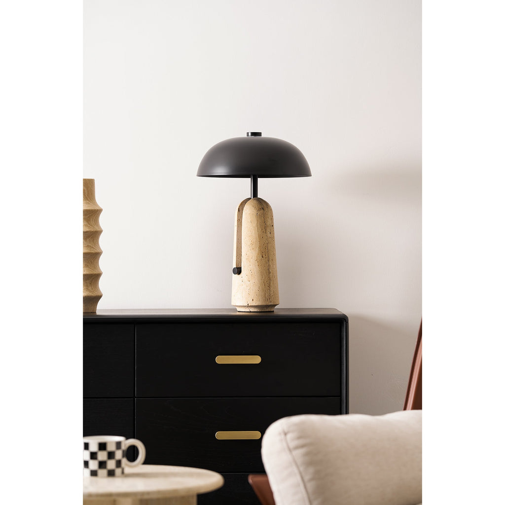 Lampada da Tavolo con Coperchio di Pentola