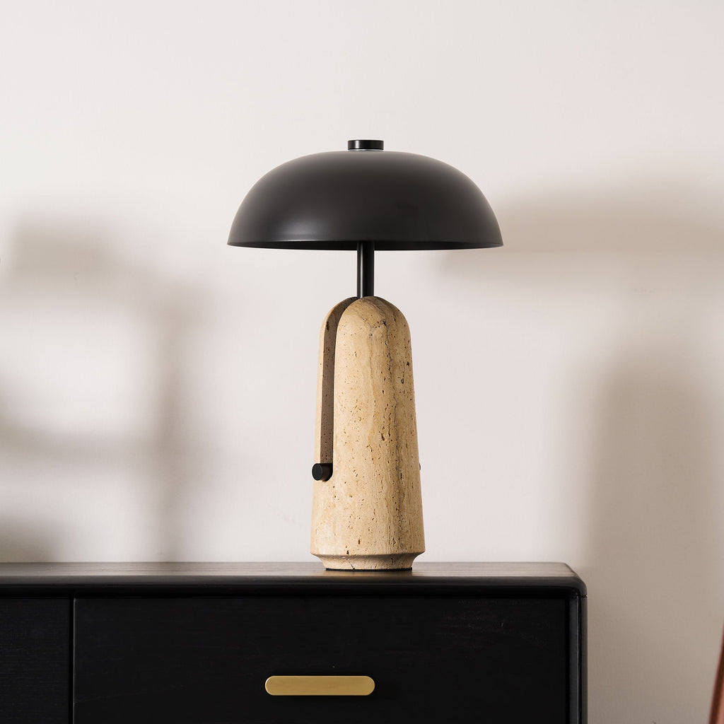 Lampada da Tavolo con Coperchio di Pentola