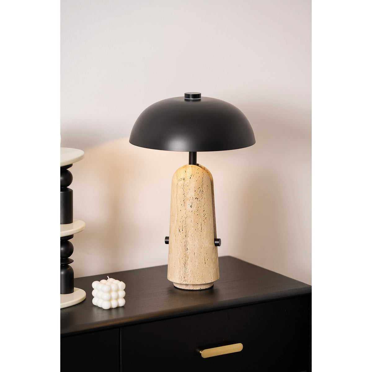 Lampada da Tavolo con Coperchio di Pentola