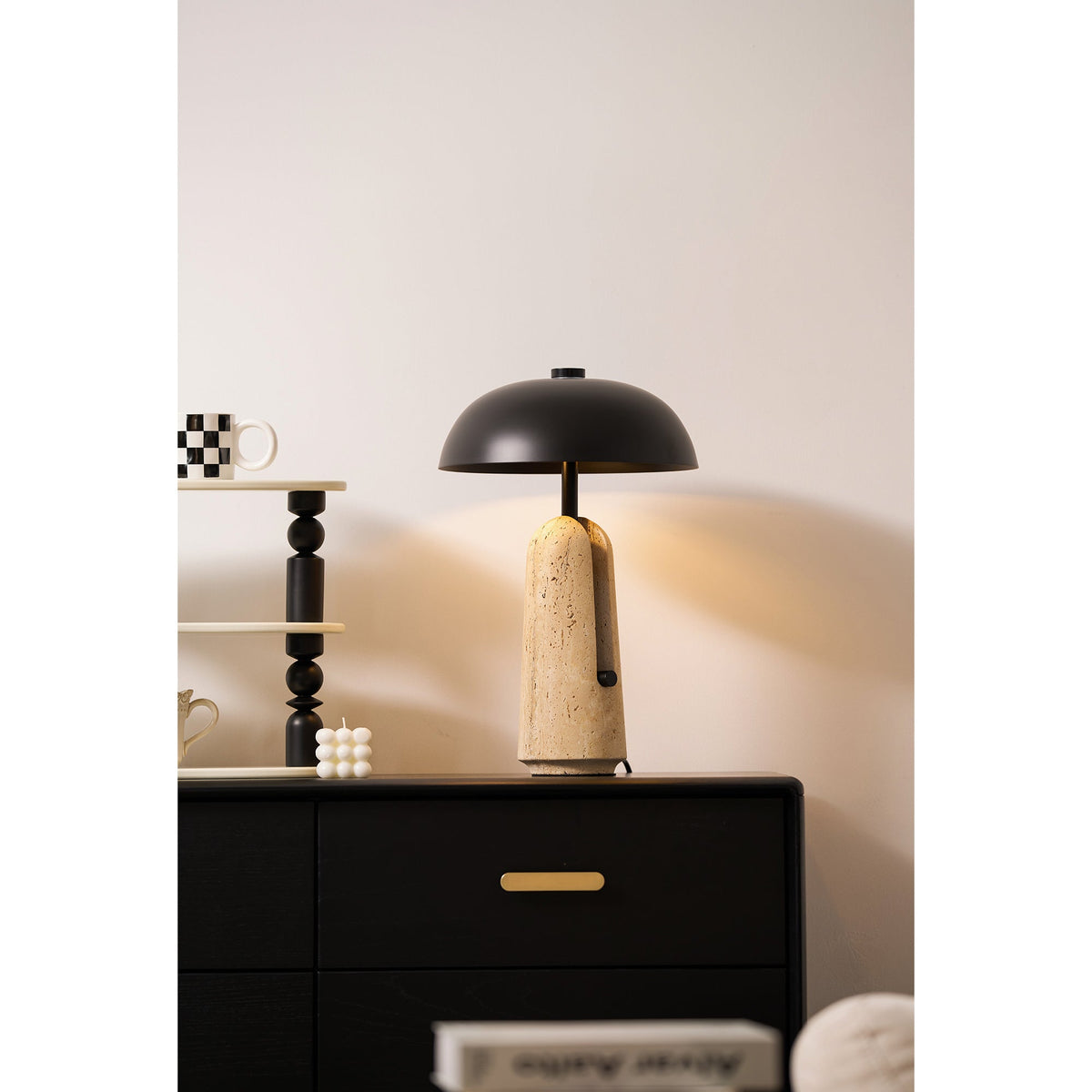 Lampada da Tavolo con Coperchio di Pentola