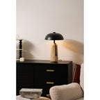 Lampada da Tavolo con Coperchio di Pentola
