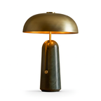 Lampada da Tavolo con Coperchio di Pentola