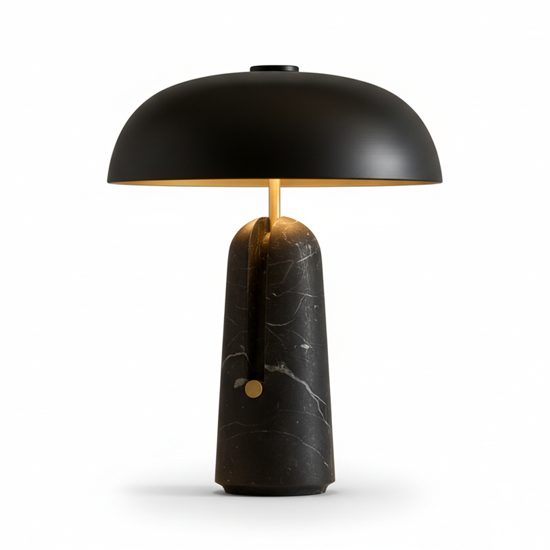 Lampada da Tavolo con Coperchio di Pentola