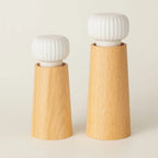 Macina Pepe in Ceramica e Legno Evelyn – Mulino Manuale per Spezie