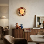 Applique in Marmo Rosso Orli