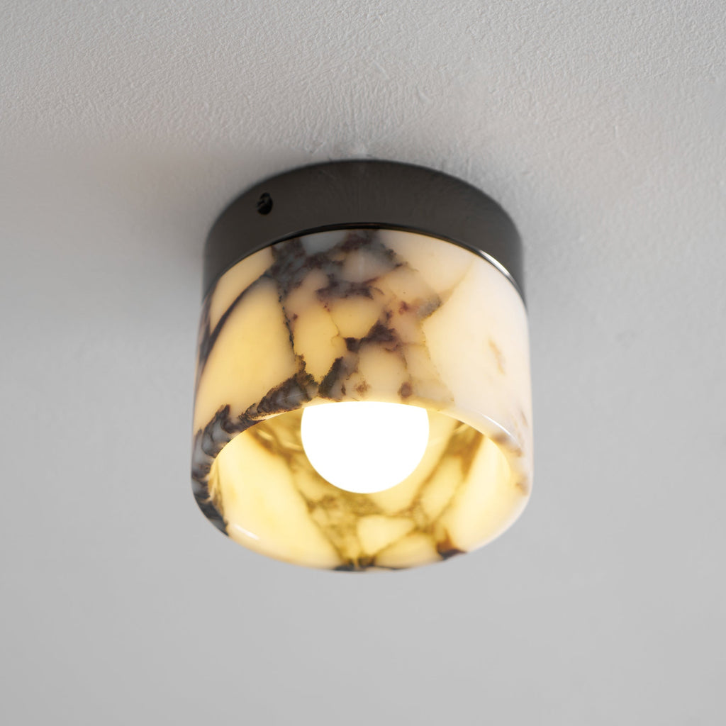 Lampada da soffitto rotonda in marmo Ivinir