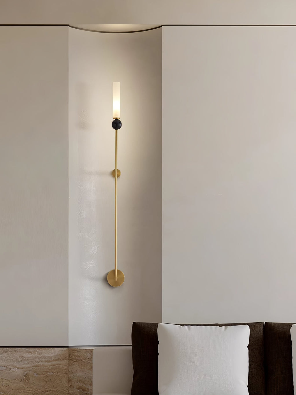 Lampada da Parete Verticale in Marmo