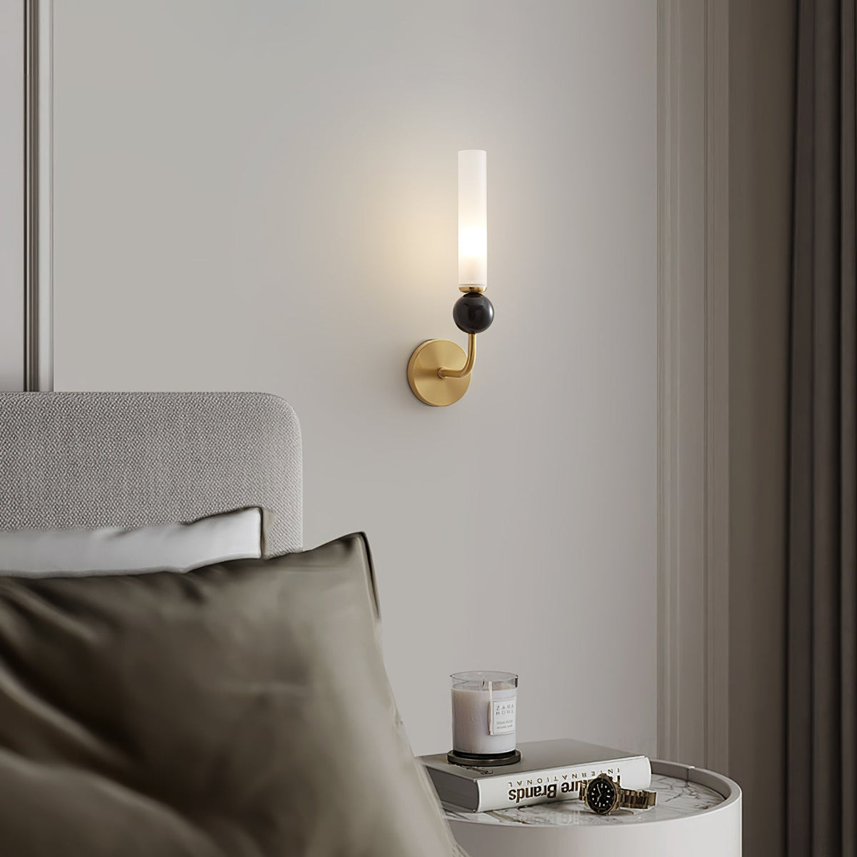 Lampada da Parete Verticale in Marmo