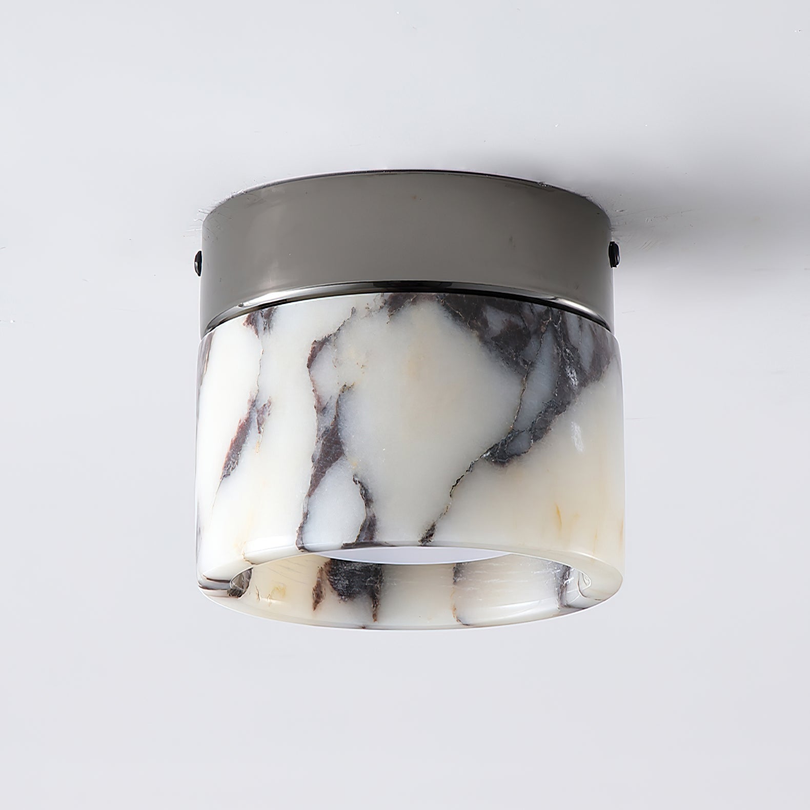 Lampada da soffitto rotonda in marmo Ivinir