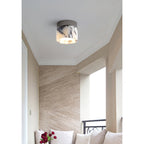 Lampada da soffitto rotonda in marmo Ivinir
