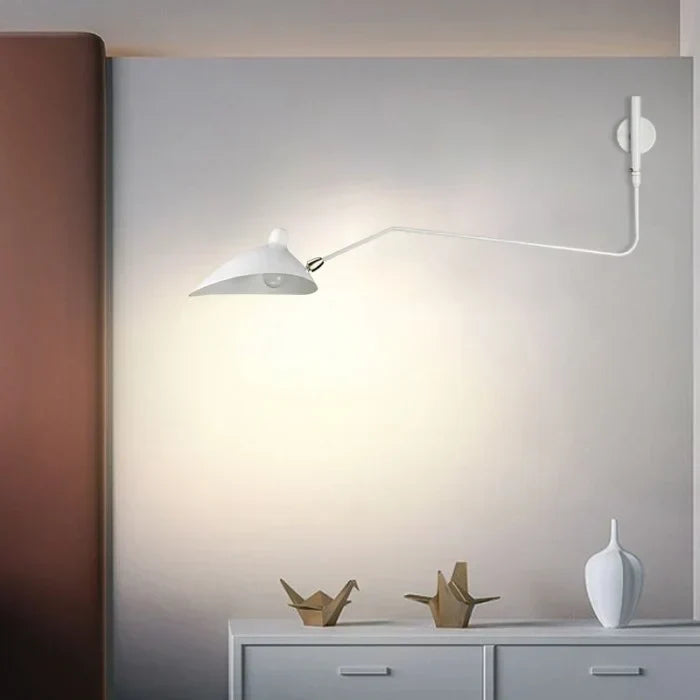 Applique con Braccio Doppio Regolabile per Lettura e Luce d'Accento