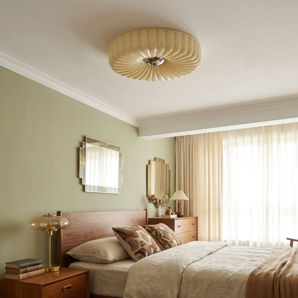 Lampada da soffitto Willa in vetro