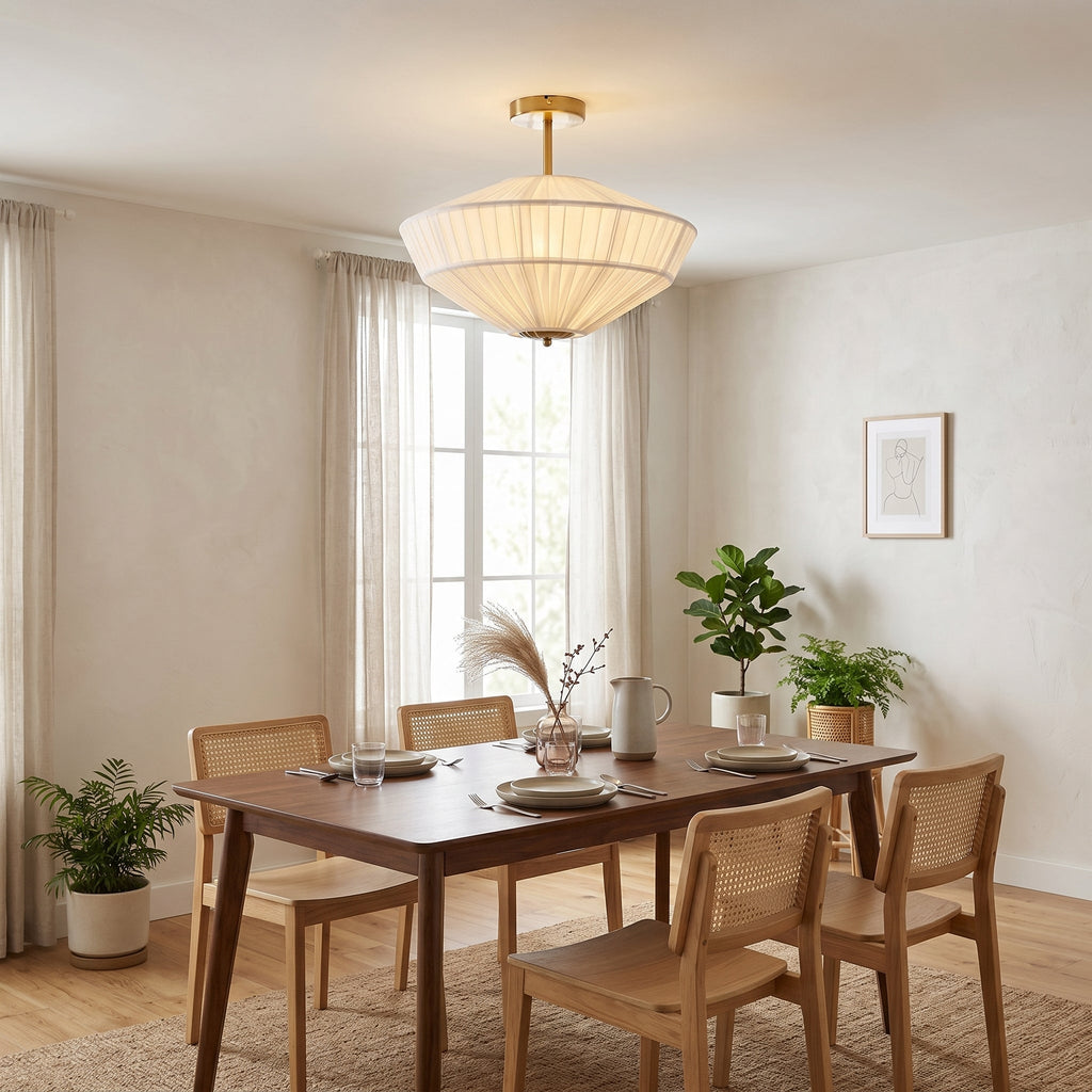 Lampada da soffitto a pieghe Stefanie