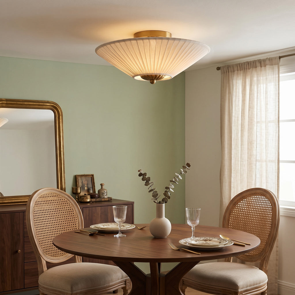 Lampada da soffitto a pieghe Stefanie