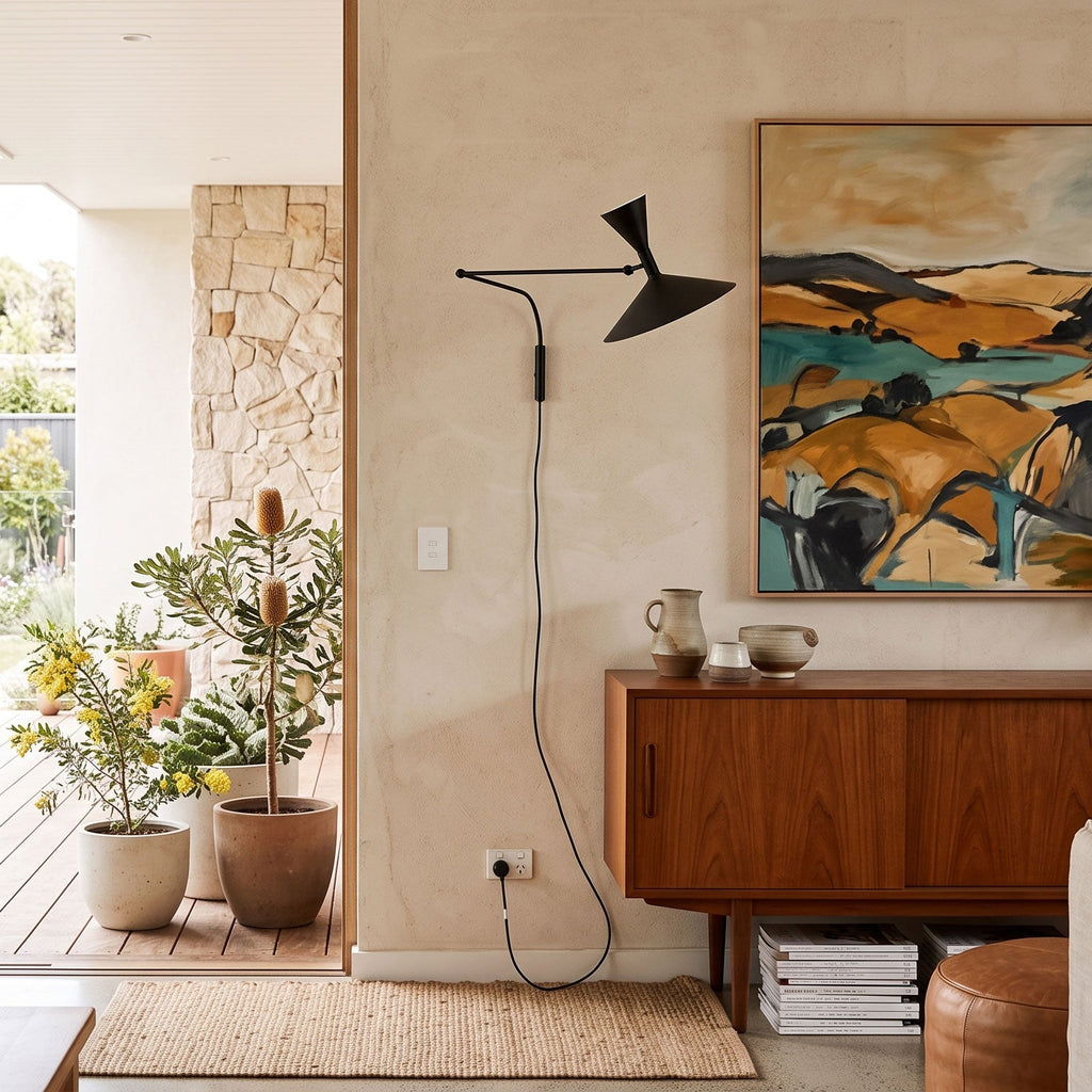 Applique Plug-in con Braccio Swing Marseille