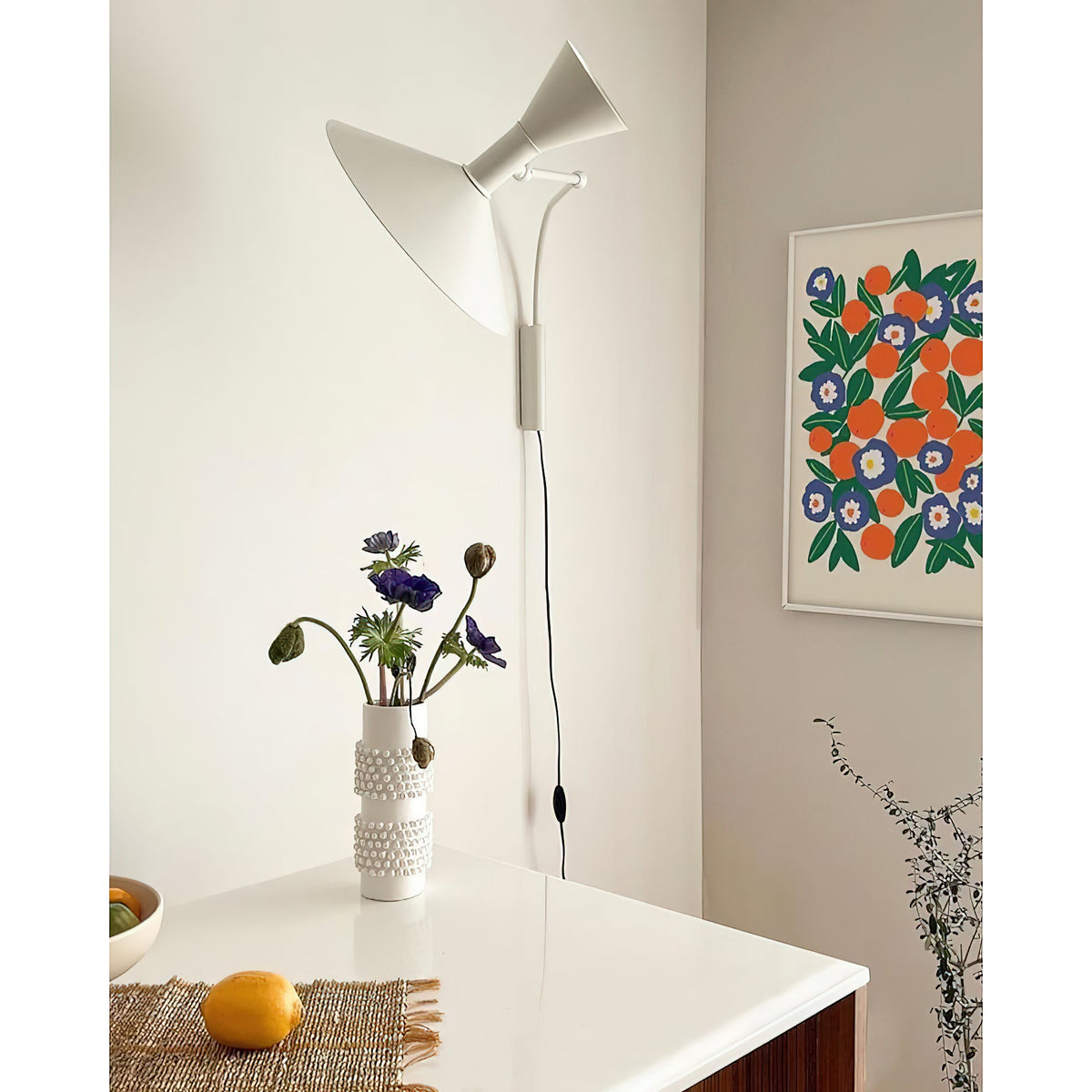 Applique Plug-in con Braccio Swing Marseille