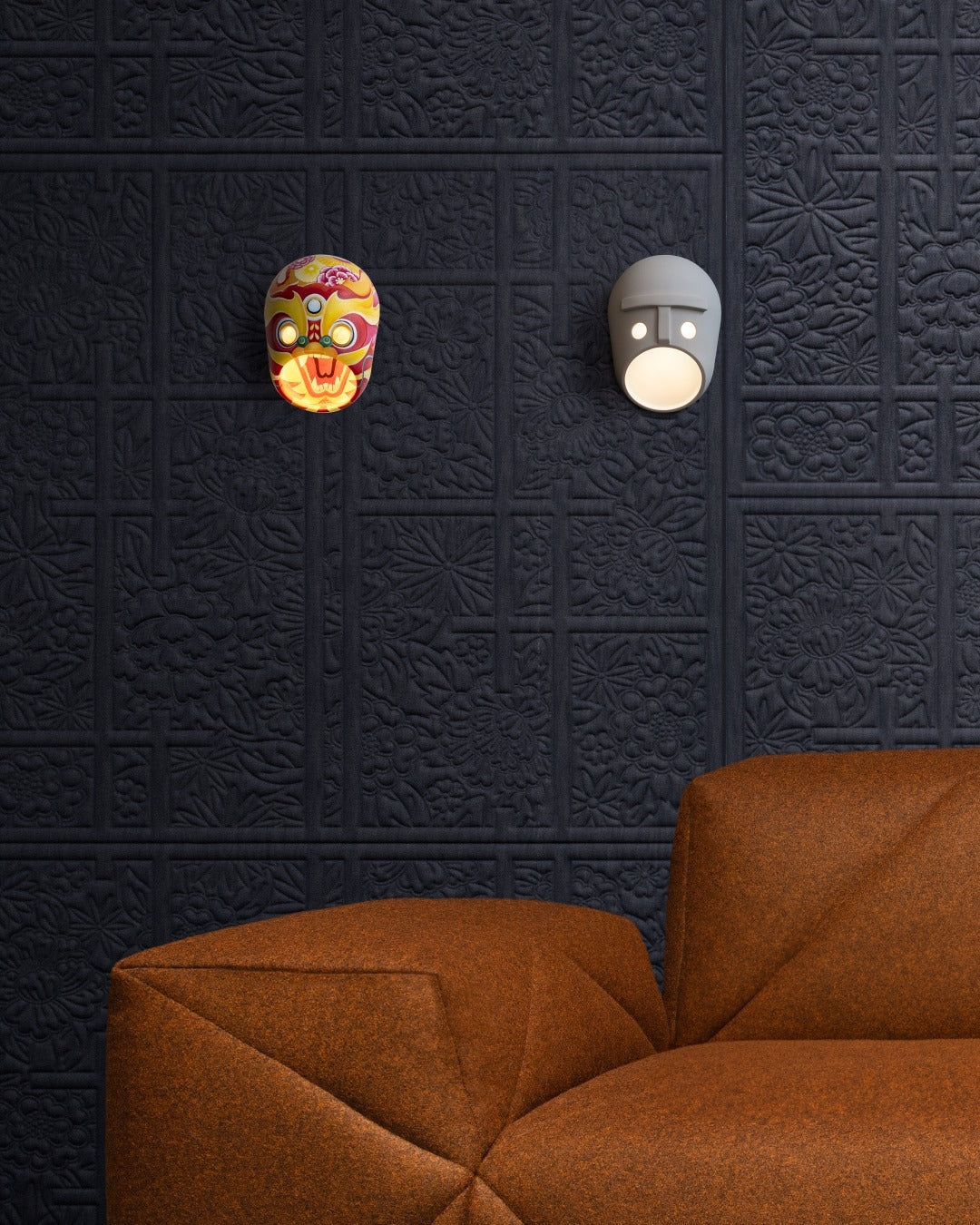 Maschera Applicata Resina Creatività Individuale