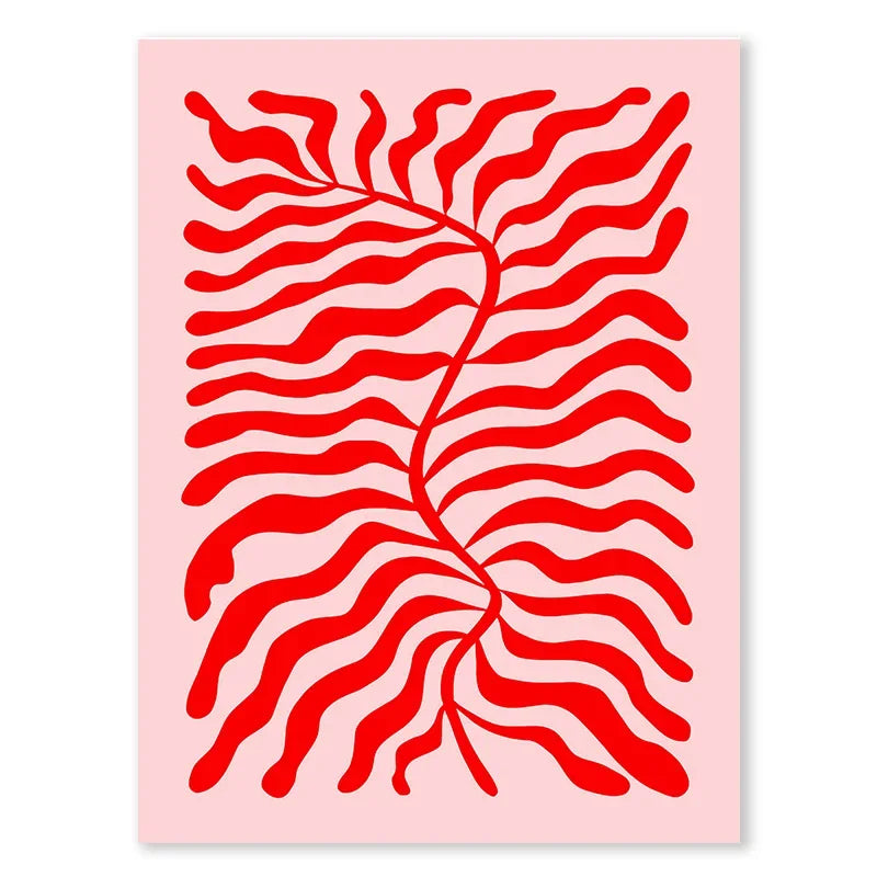 Quadro Matisse – Stampa su tela – Colorato – Verticale – Arte moderna astratta per il soggiorno