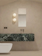 Applique da Parete LED a Globo in Vetro Satinato Moderno 1 Luce