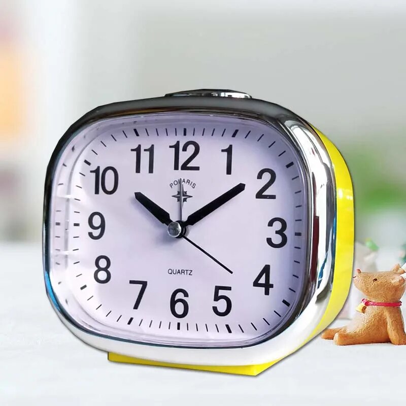 TimeEase - Orologio sveglia silenzioso con luce notturna e funzione snooze