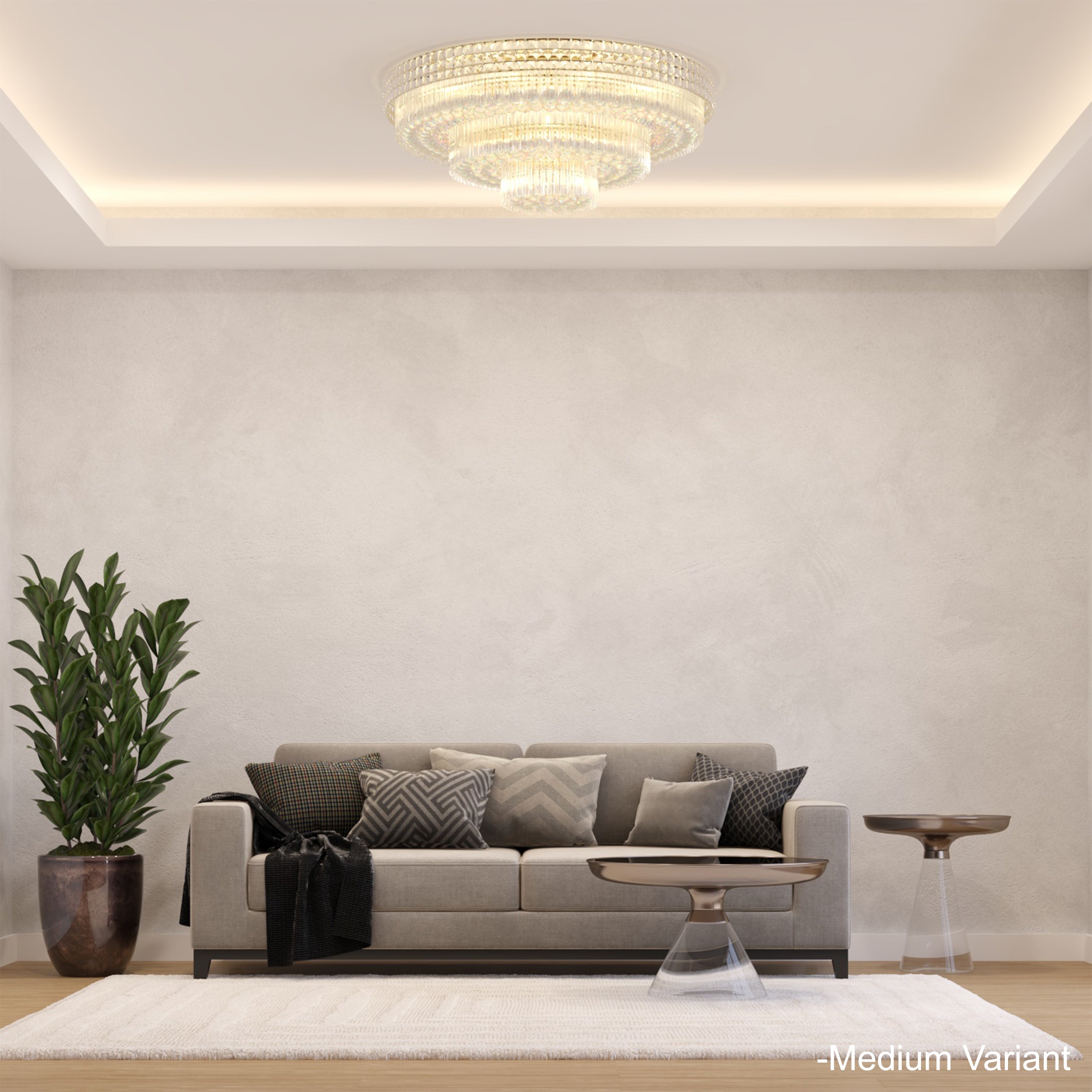 Lampadario a Cristallo Multi Livello