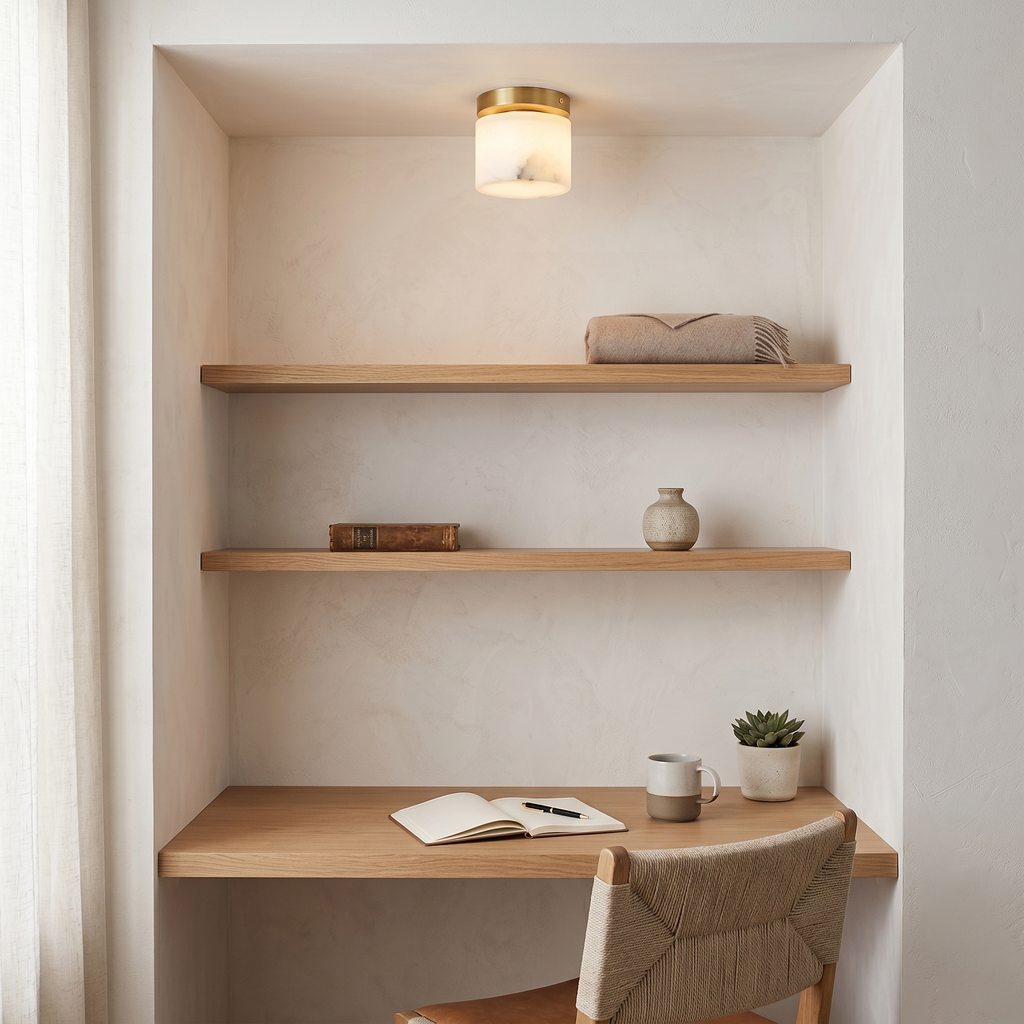 Lampada da soffitto Melange Alabastro