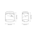 Lampada da soffitto Melange Alabastro