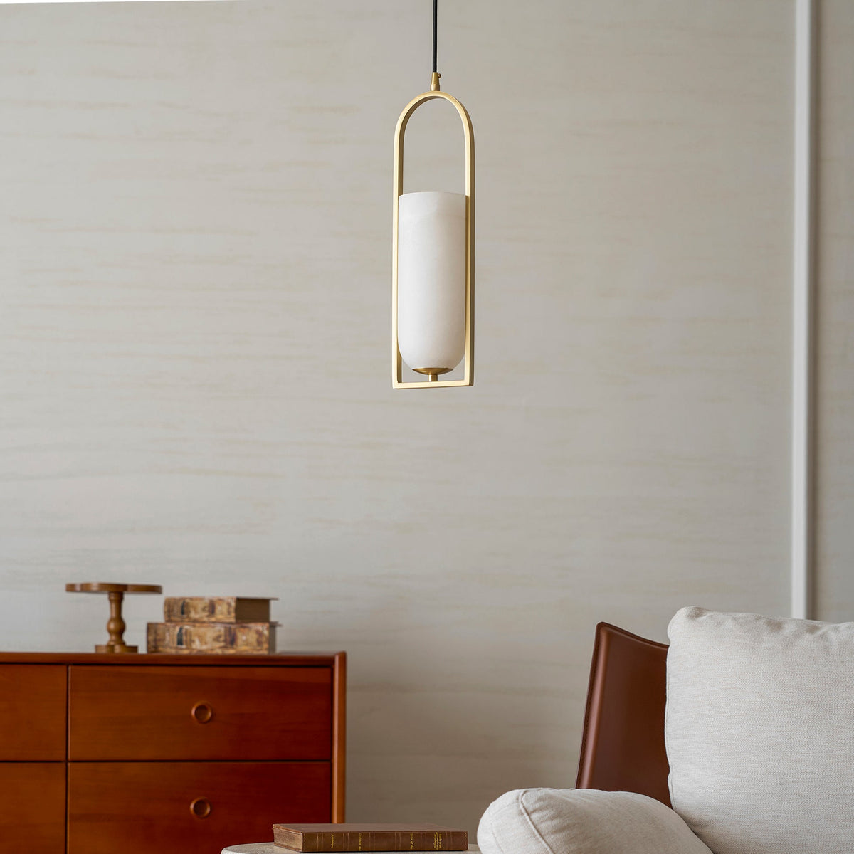 Lampada a sospensione Haven Alabaster