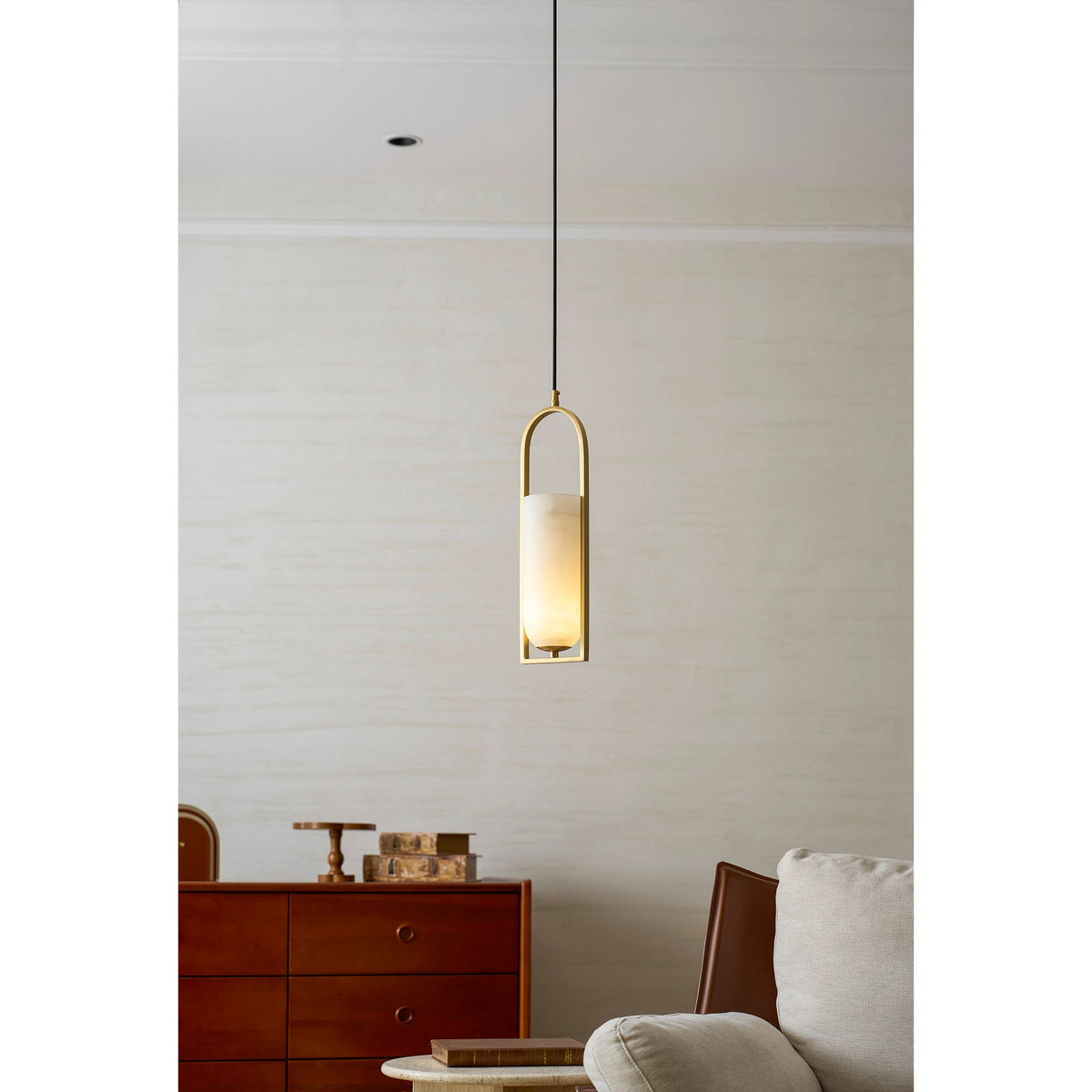 Lampada a sospensione Haven Alabaster