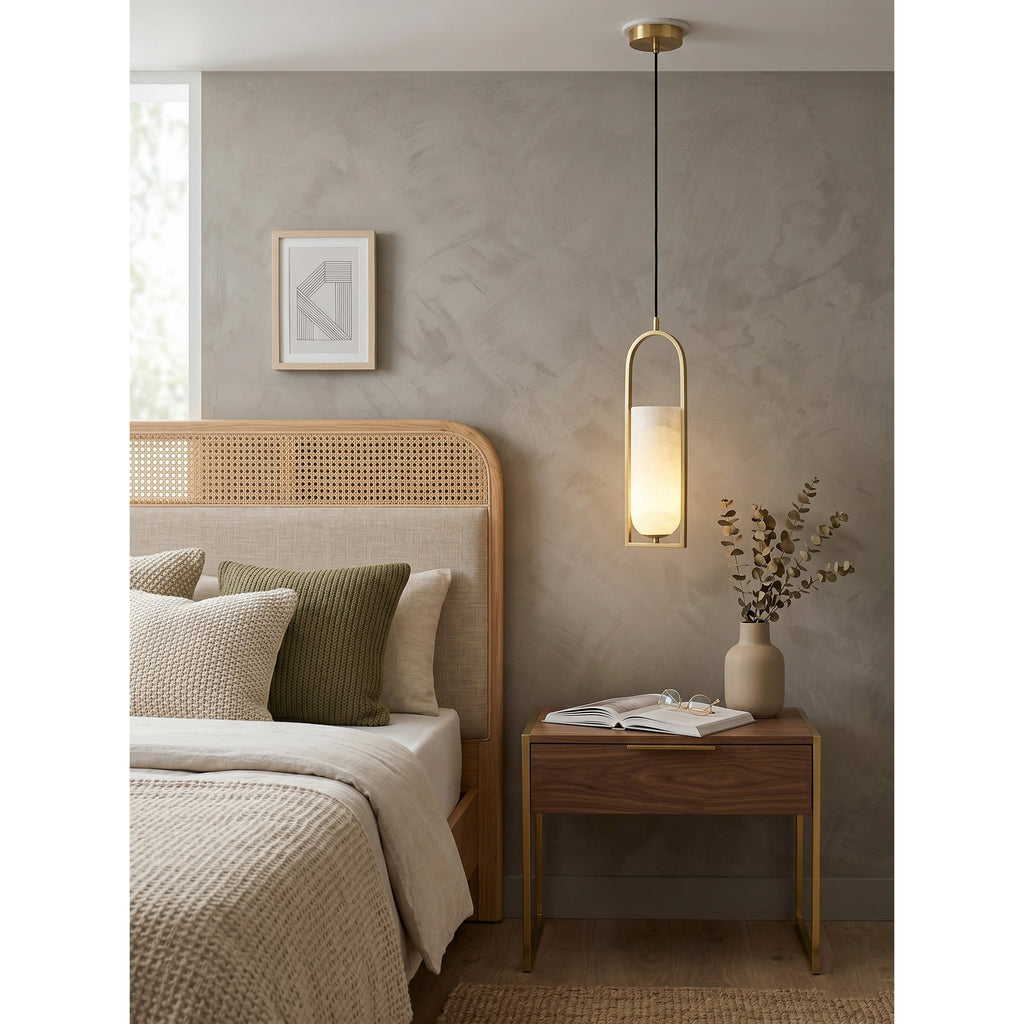 Lampada a sospensione Haven Alabaster