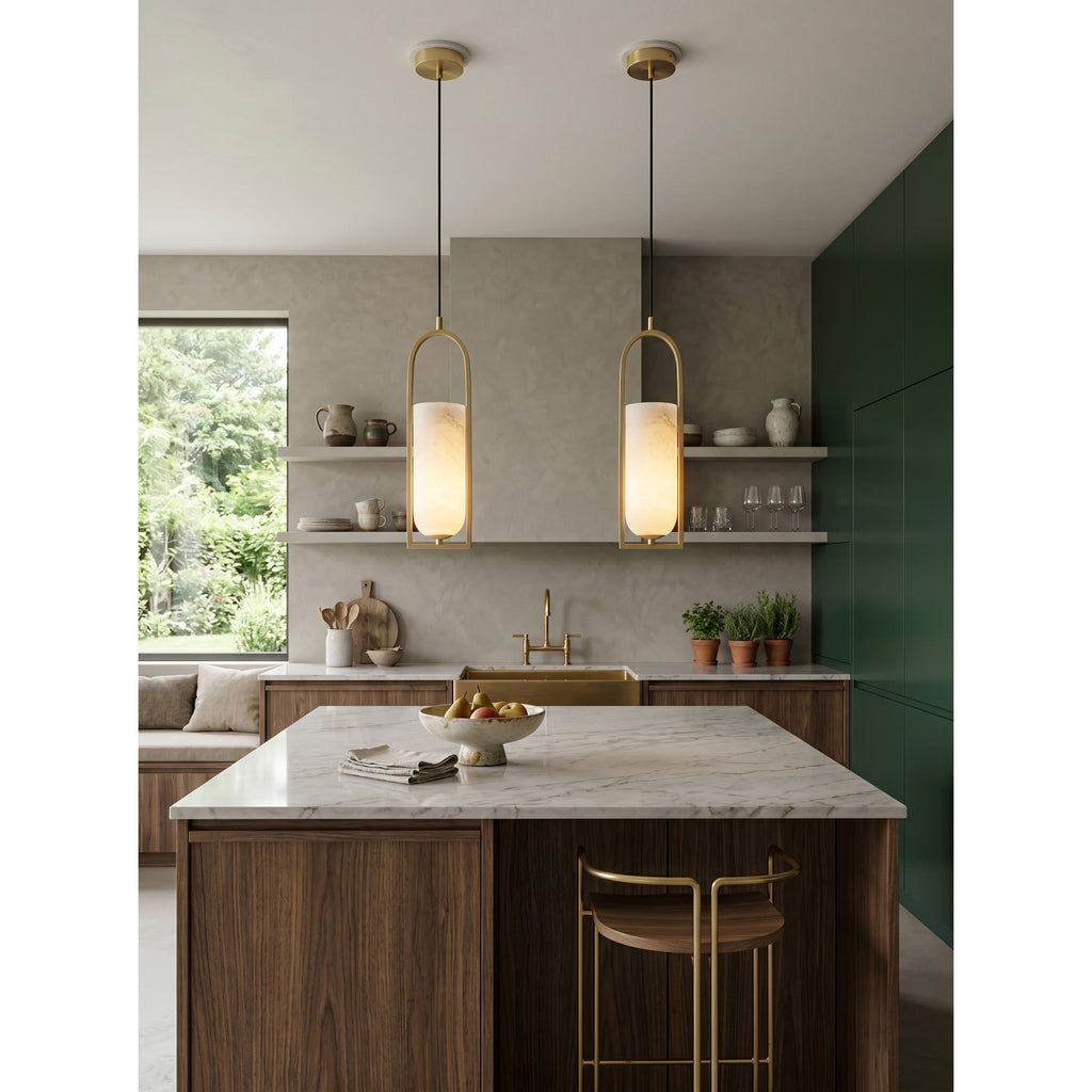 Lampada a sospensione Haven Alabaster