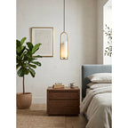 Lampada a sospensione Haven Alabaster