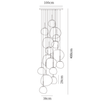 Lampada a sospensione multi-flame | Design scultoreo Melt