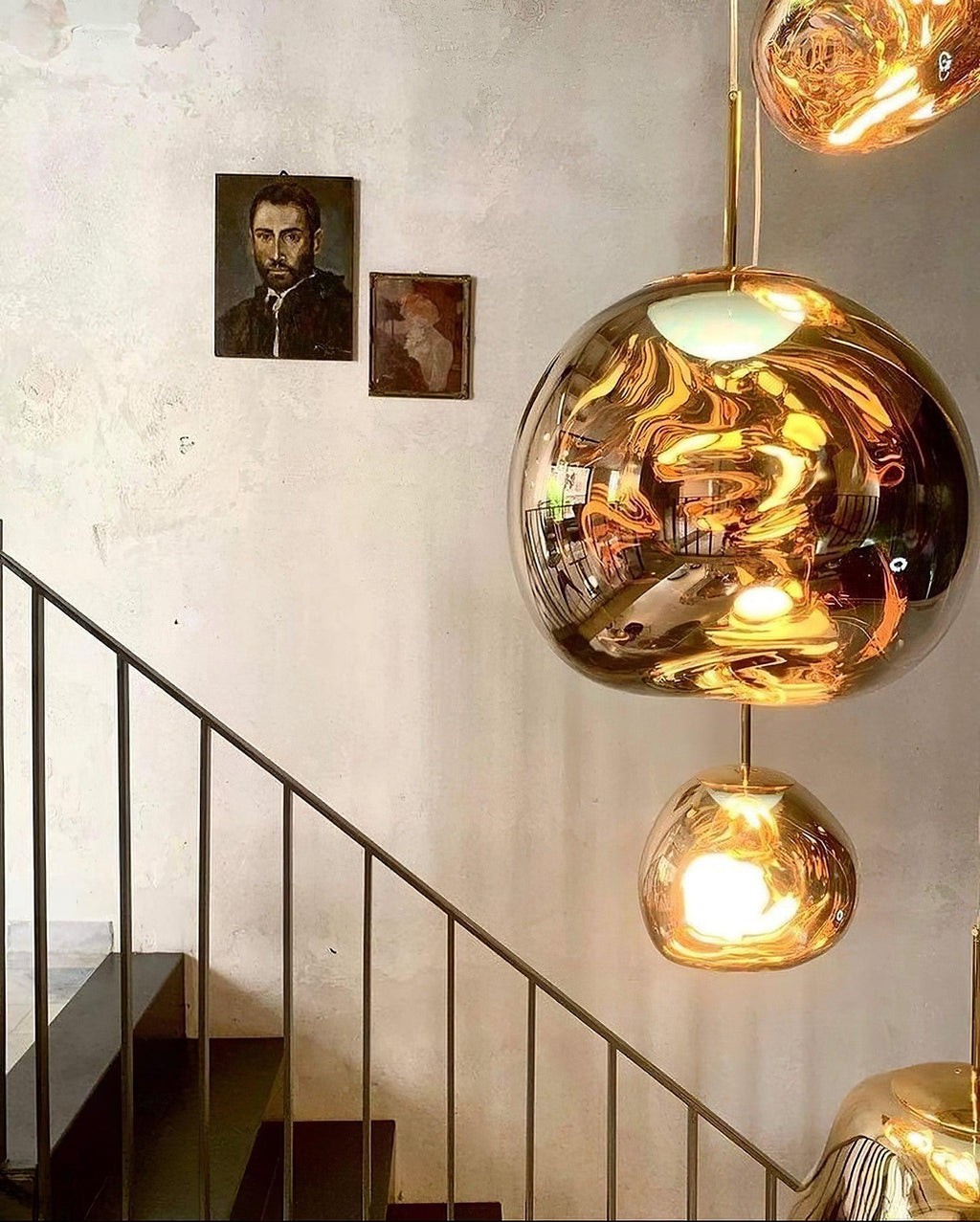 Lampada a sospensione Multi Lava Rotonda