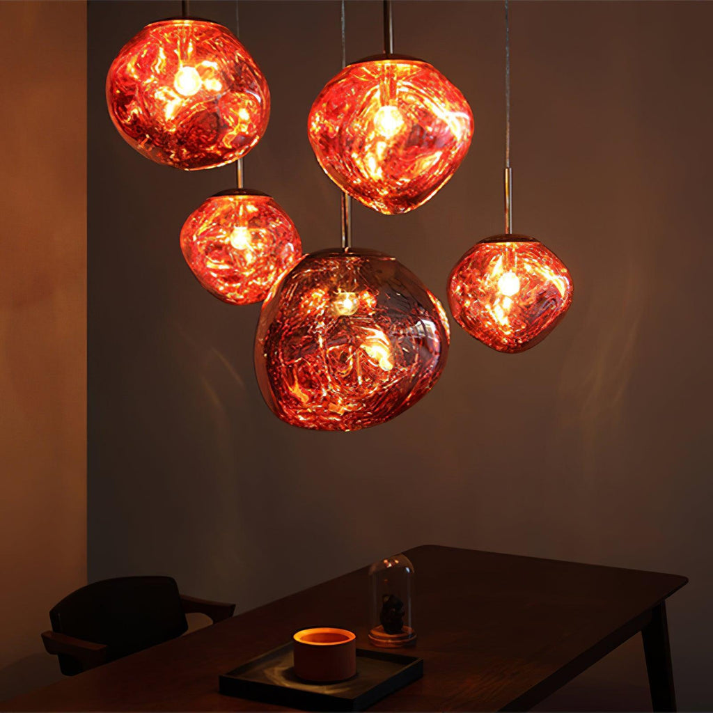 Lampada a sospensione Multi Lava Rotonda