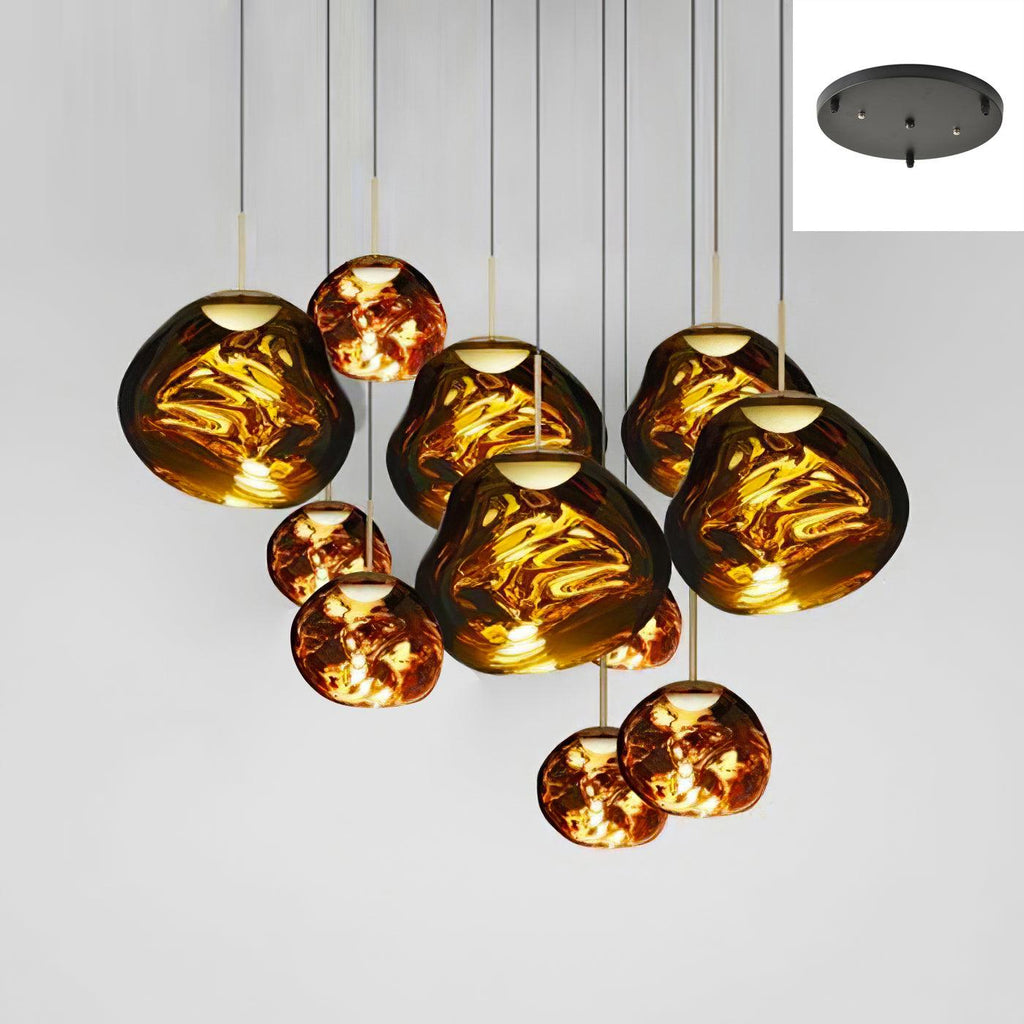 Lampada a sospensione Multi Lava Rotonda