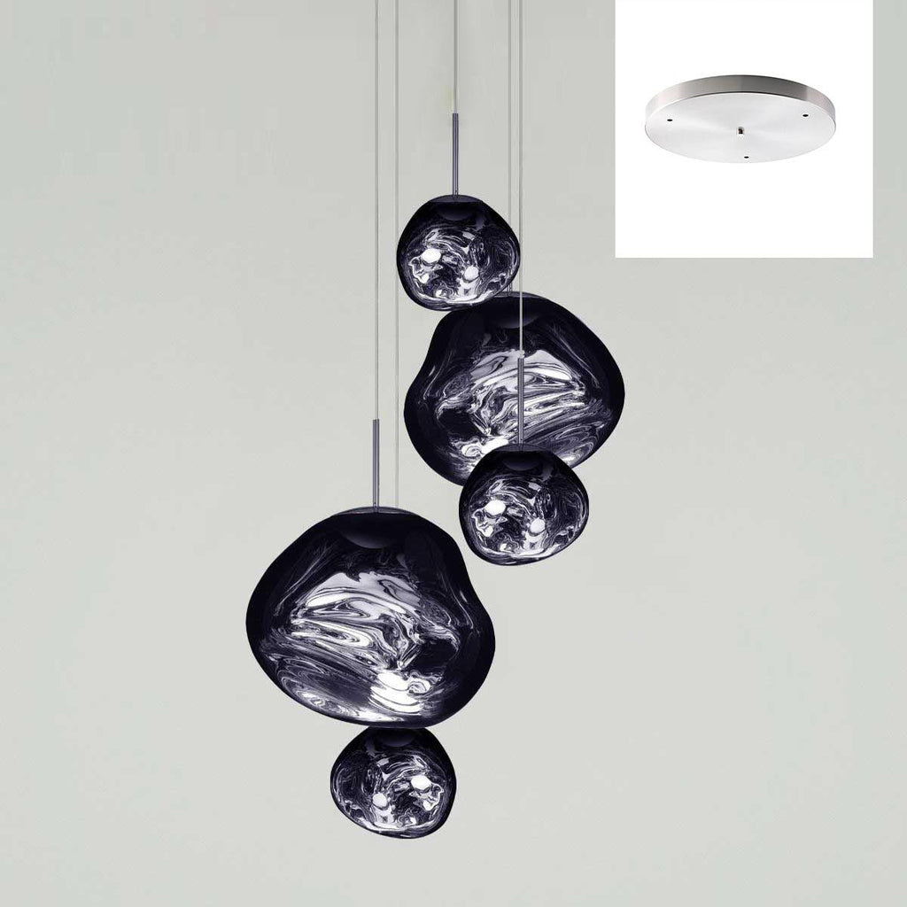Lampada a sospensione Multi Lava Rotonda