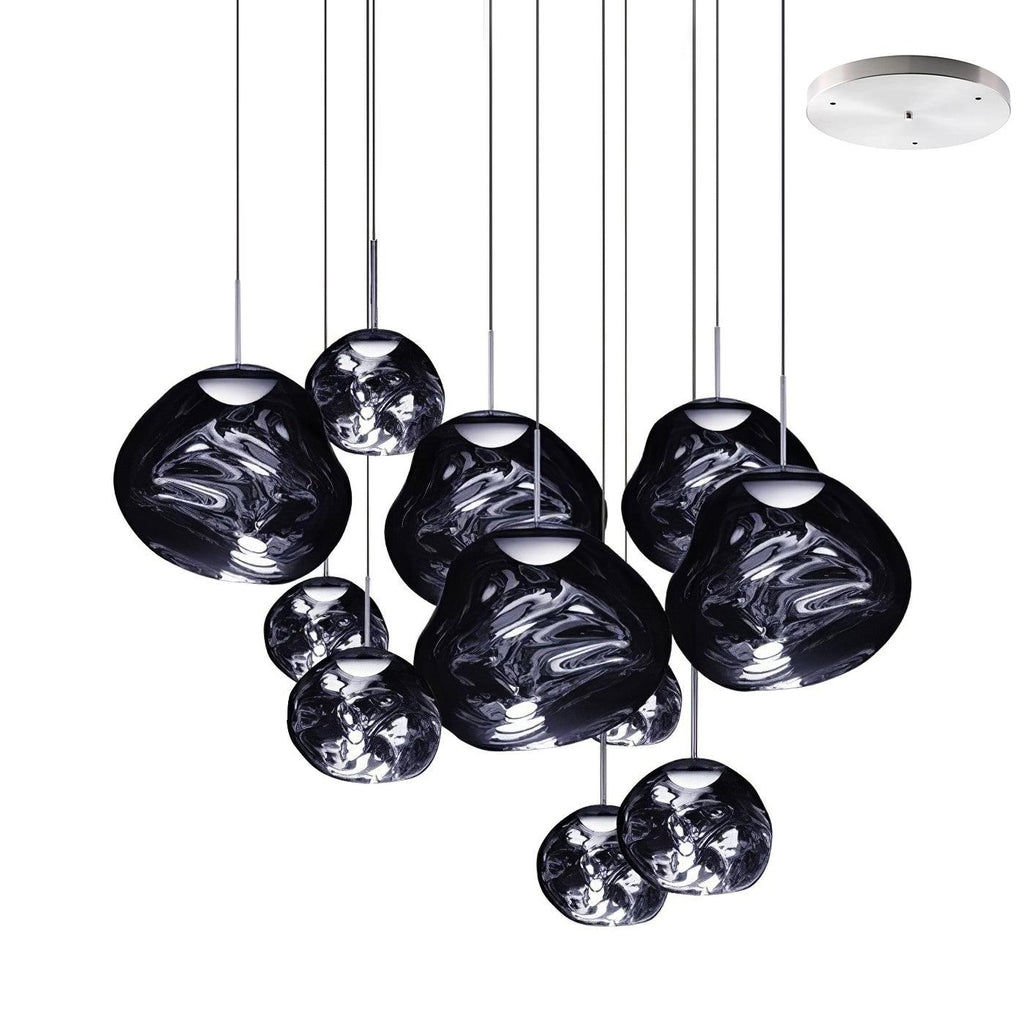 Lampada a sospensione Multi Lava Rotonda