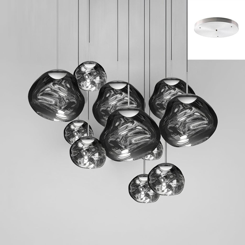 Lampada a sospensione Multi Lava Rotonda