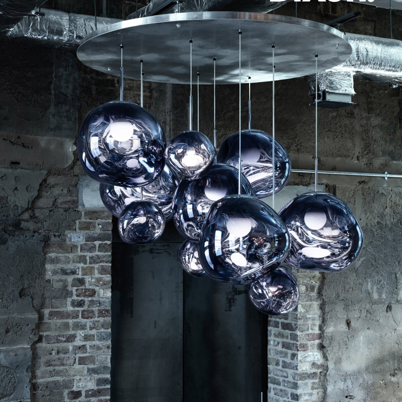 Lampada a sospensione multi-flame | Design scultoreo Melt