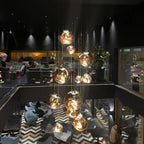 Lampada a sospensione multi-flame | Design scultoreo Melt