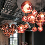 Lampada a sospensione multi-flame | Design scultoreo Melt